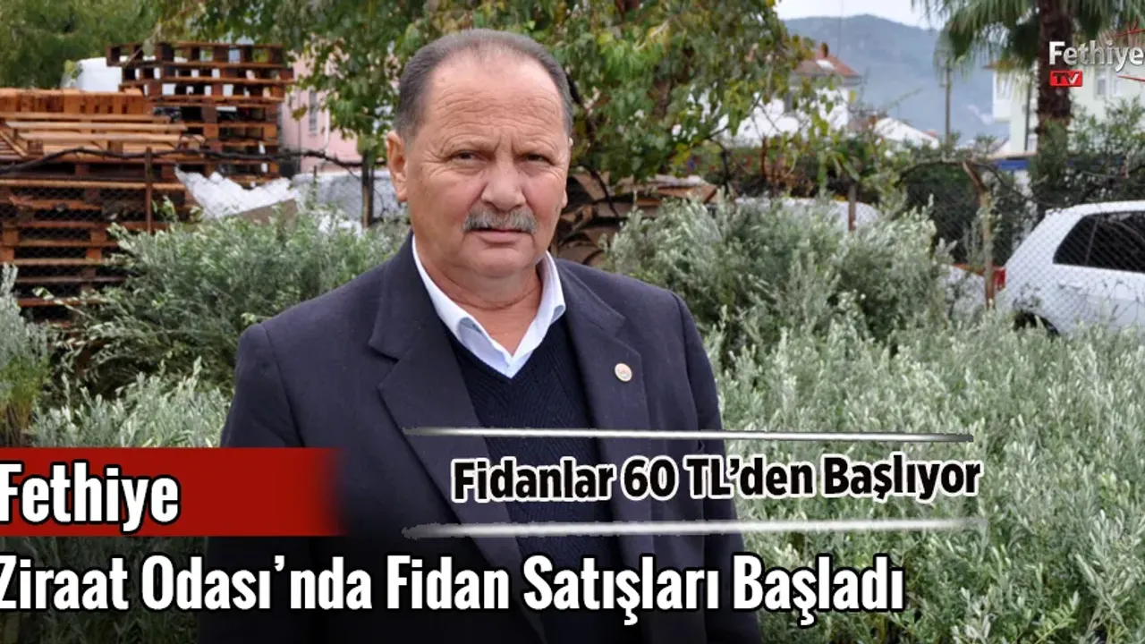 Fethiye Ziraat Odası’nda Fidan Satışları Başladı 