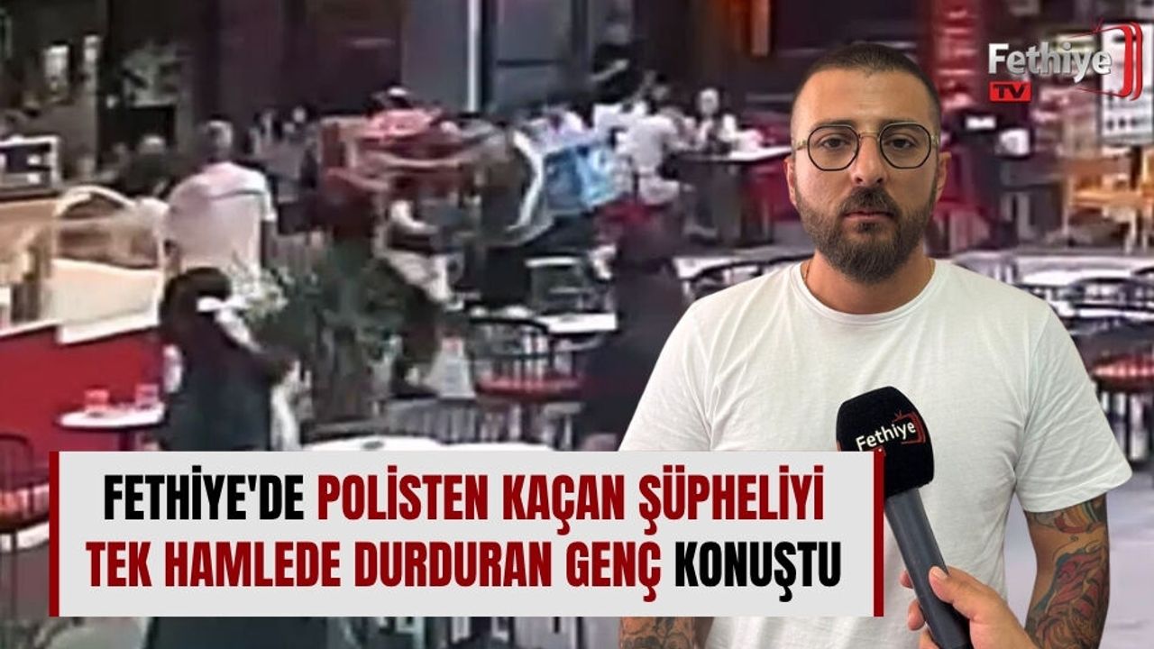 Fethiye'de Polisten Kaçan Şüpheliyi Tek Hamlede Durduran Gen