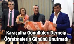 Karaçulha Gönüllüleri Derneği, Öğretmelerin Gününü Unutmadı 