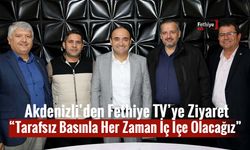Başkan Akdenizli’den Fethiye TV’ye Ziyaret