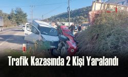 Trafik Kazasında 2 Kişi Yaralandı