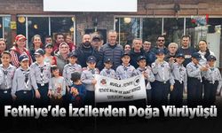 Fethiye'de İzcilerden Doğa Yürüyüşü
