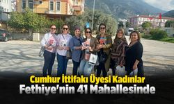 Fethiye'nin 41 Mahallesinde Seçim Çalışması Devam Ediyor