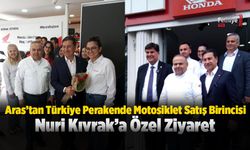 Aras’tan Türkiye Perakende Motosiklet Satış Birincisi Nuri Kıvrak’a Özel Ziyaret