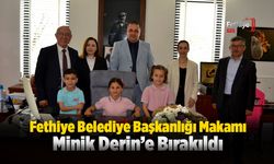 Fethiye Belediye Başkanlığı Makamı Minik Derin’e Bırakıldı