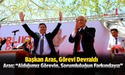Başkan Ahmet Aras, Görevi Devraldı