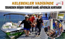 Kelebekler Vadisinde Tekneden Düşen Turist kurtarıldı