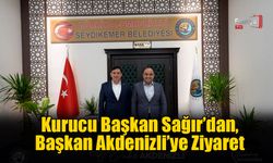 Kurucu Başkan Sağır’dan, Başkan Akdenizli’ye Ziyaret