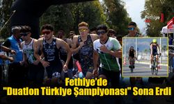 Fethiye’de "Duatlon Türkiye Şampiyonası" Sona Erdi