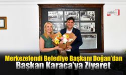 Merkezefendi Belediye Başkanı Şeniz Doğan’dan Başkan Karaca’ya Ziyaret