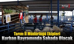 Tarım İl Müdürlüğü Ekipleri Kurban Bayramında Sahada Olacak