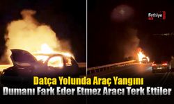 Dumanı Fark Eder Etmez Aracı Terk Ettiler