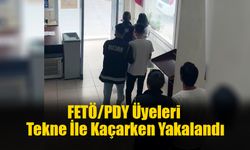 FETÖ/PDY Üyeleri Tekne İle Kaçarken Yakalandı