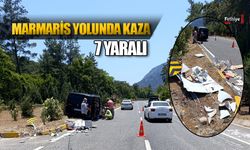 Marmaris Yolunda Kaza: 7 Yaralı