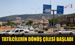 Tatilcilerin Dönüş Çilesi Başladı