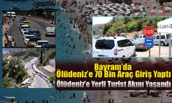 Bayram’da Ölüdeniz’e 70 Bin Araç Giriş Yaptı