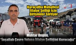 Karaçulha Mahallesi İtfaiye Şefliği İçin Girişimler Sürüyor