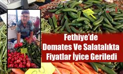 Fethiye’de Üretici Pazarında Domates Ve Salatalık 5 TL