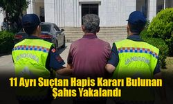 11 Ayrı Suçtan Hapis Kararı Bulunan Şahıs Yakalandı