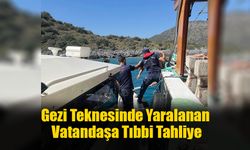 Gezi Teknesinde Yaralanan Vatandaşa Tıbbi Tahliye