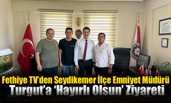 Fethiye TV’den Seydikemer İlçe Emniyet Müdürü Turgut’a ‘Hayırlı Olsun’ Ziyareti