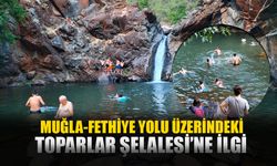 Muğla-Fethiye Yolu Üzerindeki Toparlar Şelalesi’ne İlgi