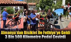 Almanya'dan Bisiklet İle Fethiye'ye Geldi