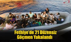 Fethiye’de 21 Düzensiz Göçmen Yakalandı