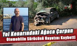 Ağaca Çarpan Otomobilin Sürücüsü Hayatını Kaybetti