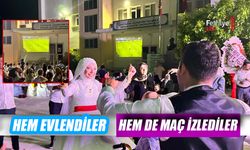 Hem Evlendiler, Hem Maç İzlediler