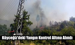 Köyceğiz'deki Yangın Kontrol Altına Alındı