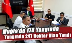 Muğla’da 178 Yangında 247 Hektar Alan Yandı