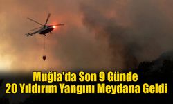 Muğla'da Son 9 Günde 20 Yıldırım Yangını Meydana Geldi