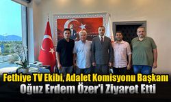 Fethiye TV Ekibi, Adalet Komisyonu Başkanı Oğuz Erdem Özer’i Ziyaret Etti