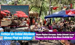 Fethiye'de Cebini Düşünen Akmaz Plajı’na Gidiyor