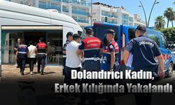 Dolandırıcı Kadın, Erkek Kılığında Yakalandı