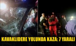 Kavaklıdere Yolunda Kaza: 7 Yaralı