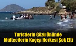 Turistlerin Gözü Önünde Mültecilerin Kaçışı Herkesi Şok Etti