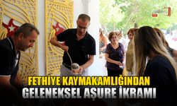 Fethiye Kaymakamlığı'ndan Geleneksel Aşure İkramı