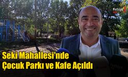 Seki Mahallesi'nde Çocuk Parkı ve Kafe Açıldı