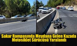 Sakar Rampasında Meydana Gelen Kazada Motosiklet Sürücüsü Yaralandı