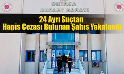 24 Ayrı Suçtan Hapis Cezası Bulunan Şahıs Yakalandı