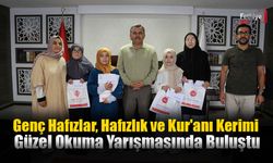 Genç Hafızlar, Hafızlık ve Kur'anı Kerimi Güzel Okuma Yarışmasında Buluştu