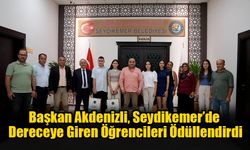 Başkan Akdenizli, Seydikemer’de Dereceye Giren Öğrencileri Ödüllendirdi