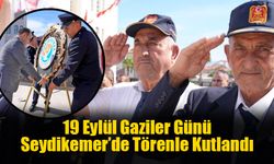 19 Eylül Gaziler Günü Seydikemer’de Törenle Kutlandı