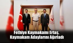 Fethiye Kaymakamı Ertaş, Kaymakam Adaylarını Ağırladı