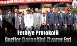 Fethiye Protokolü Gaziler Derneğini Ziyaret Etti