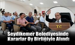 Seydikemer Belediyesi'nde Kararlar Oy Birliğiyle Alındı