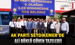 AK Parti Seydikemer’de olağan kongrede Ali Büklü Güven Tazeledi