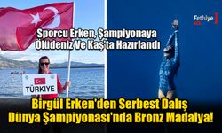 Birgül Erken'den Serbest Dalış Dünya Şampiyonası'nda Bronz Madalya!